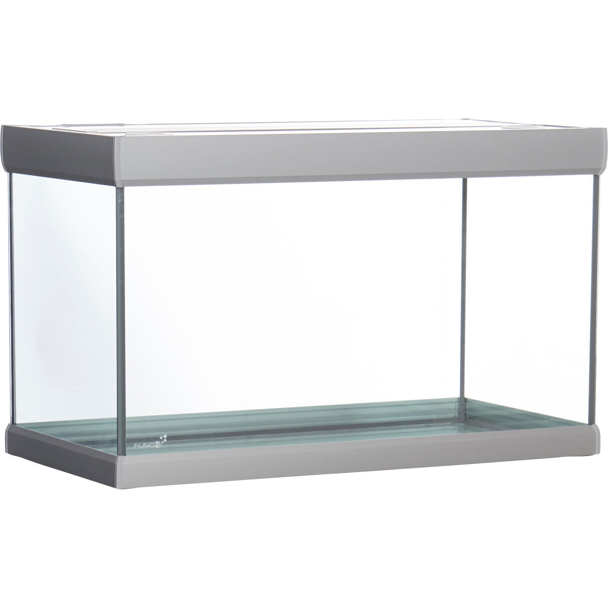 AkvaStabil FUSION akvarie - 80 x 40 x 49 cm - 144 liter - sølv farvet