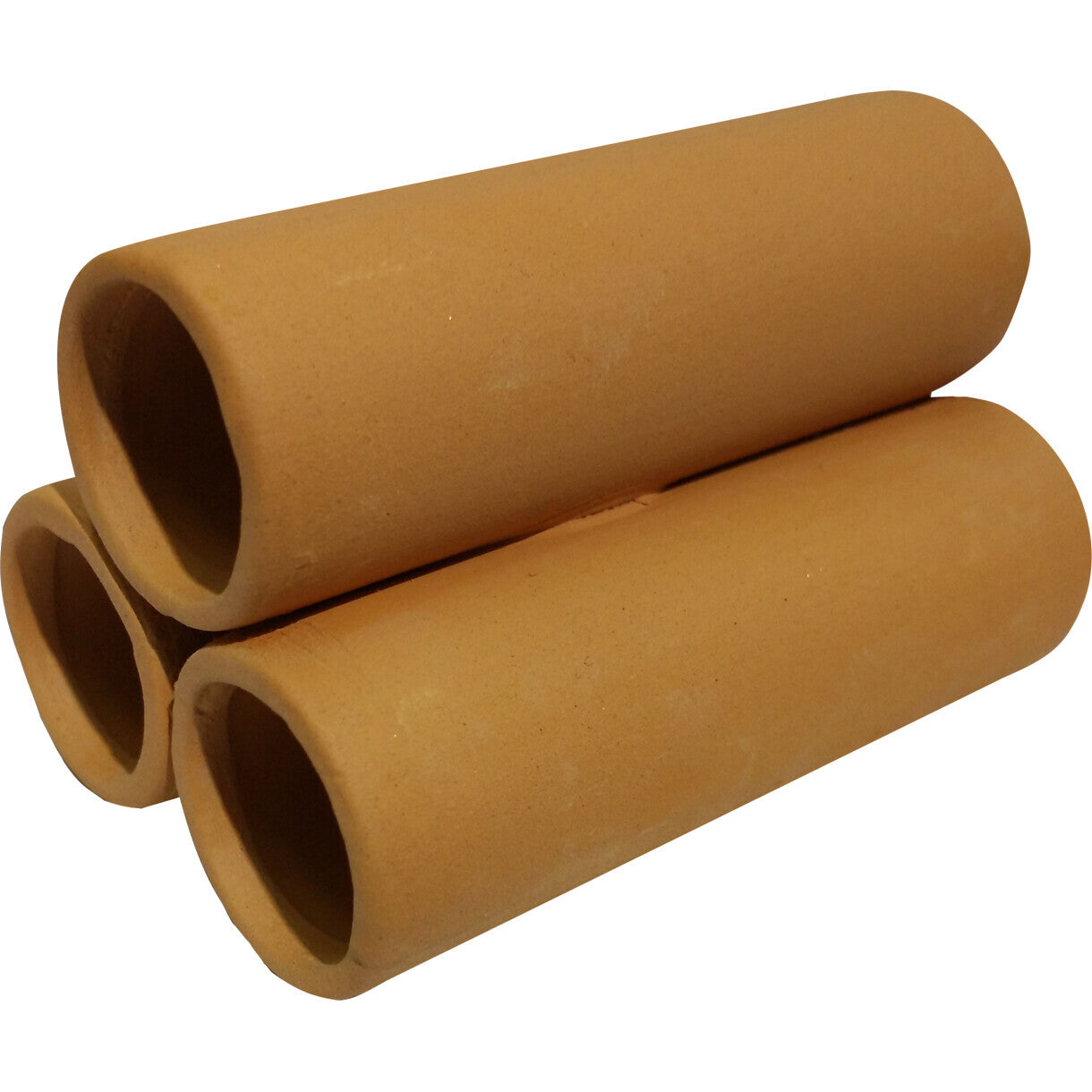 Rejerør til akvarier - rund - brun