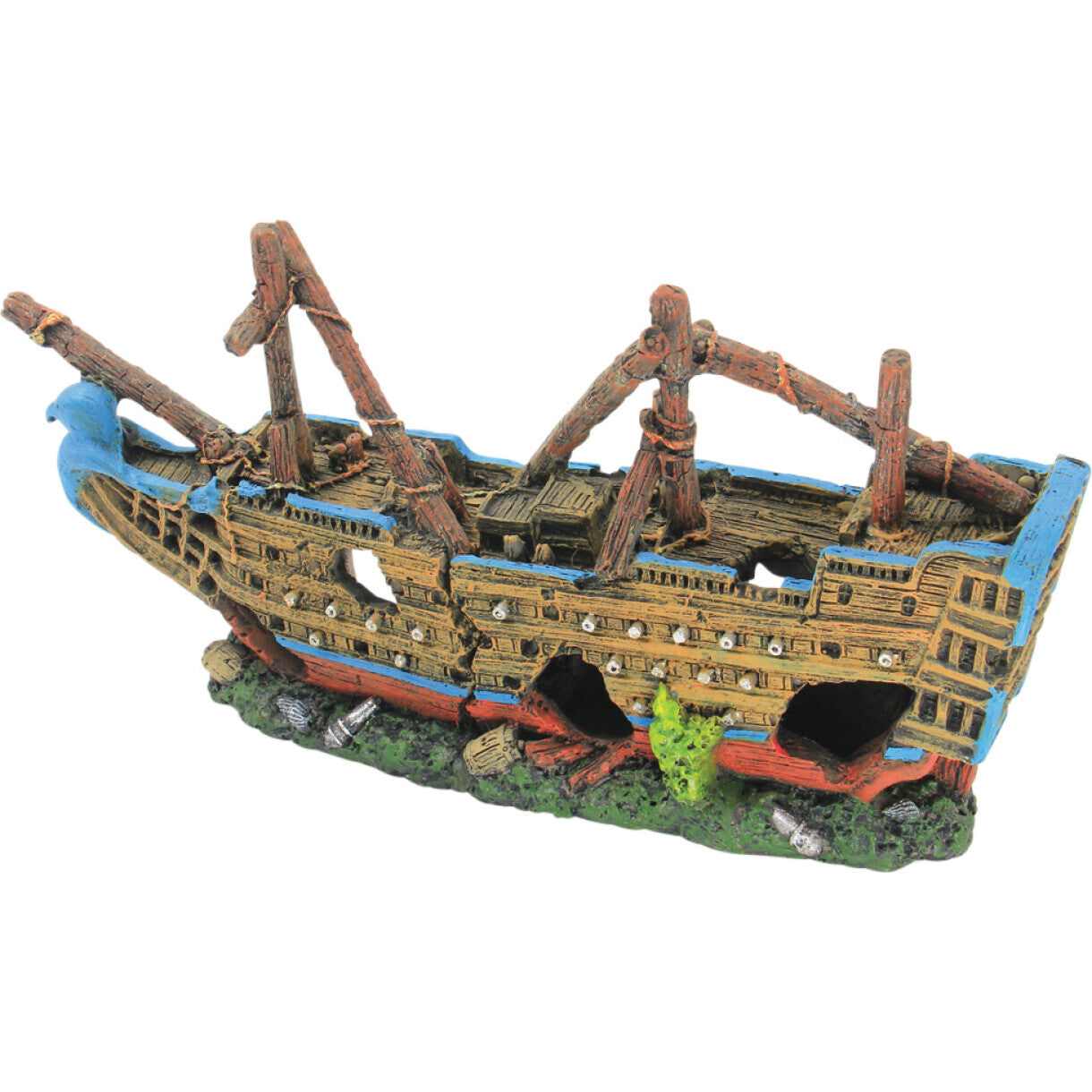 4FISH akvarie dekoration Skibsvrag 23 x 6,5 x 11,5 cm
