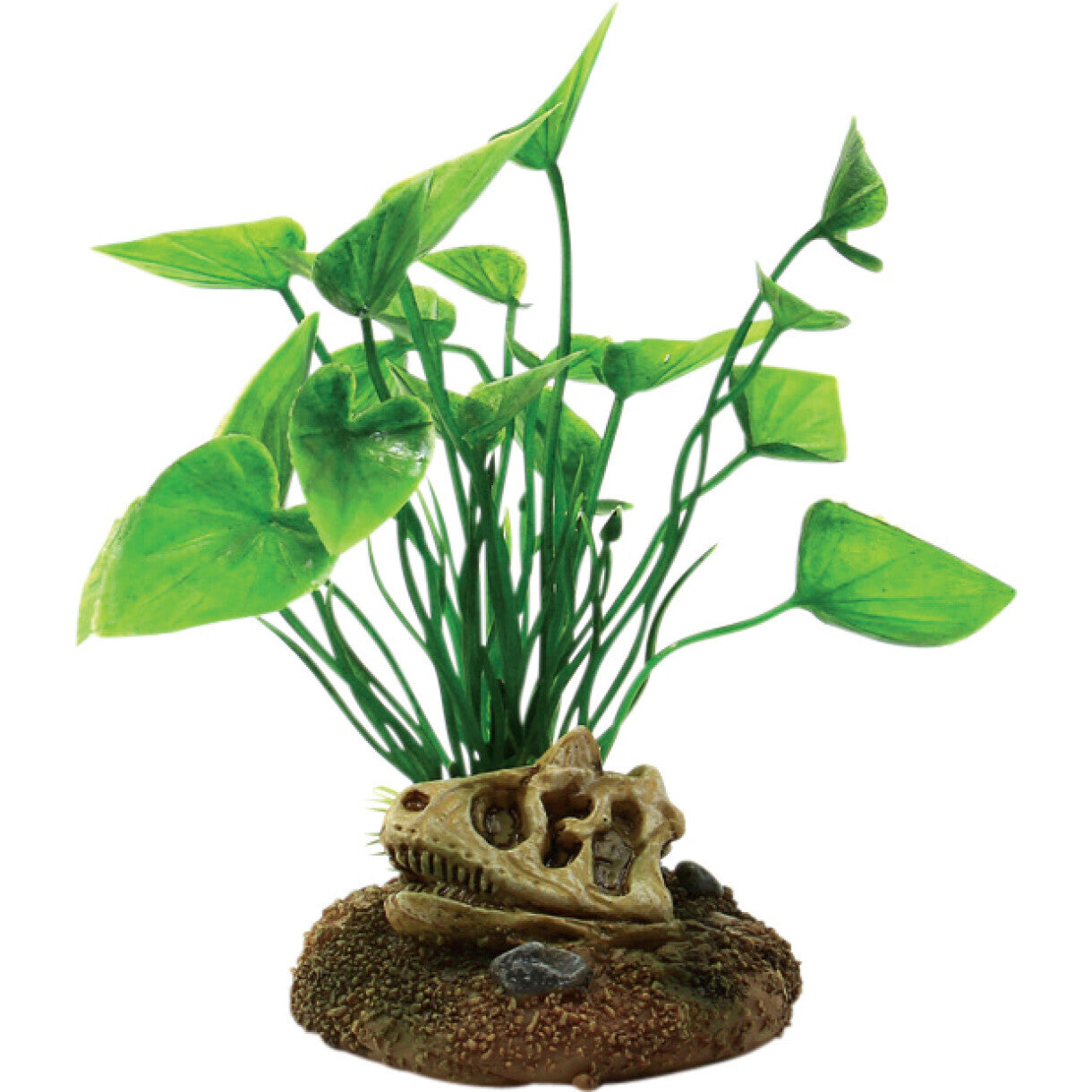 4FISH akvarie plasticplante Kranie og planter 6,5 x 6,3 x 12 cm
