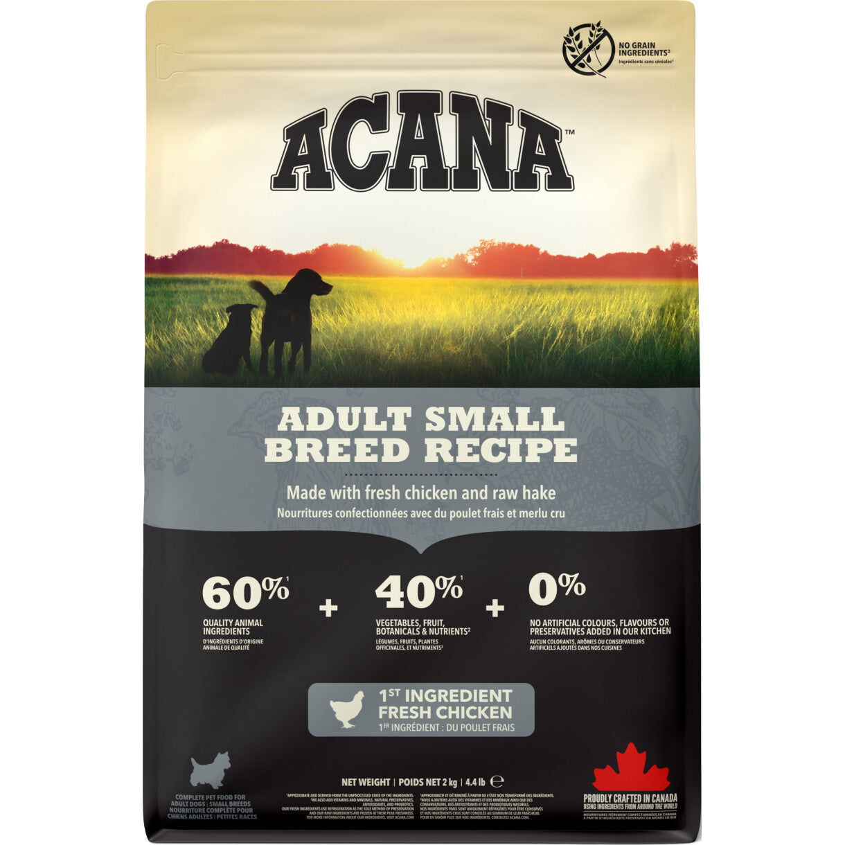 Acana Adult Small Breed hundefoder med kylling og fisk
