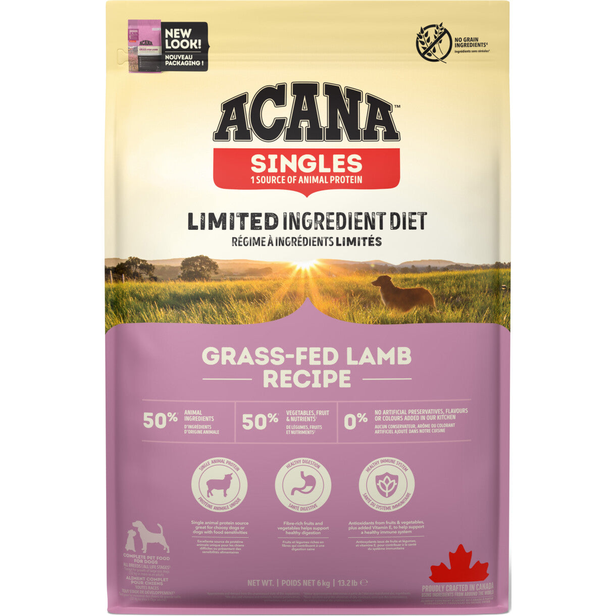 Acana Singles Grass-fed Lamb hundefoder med lam