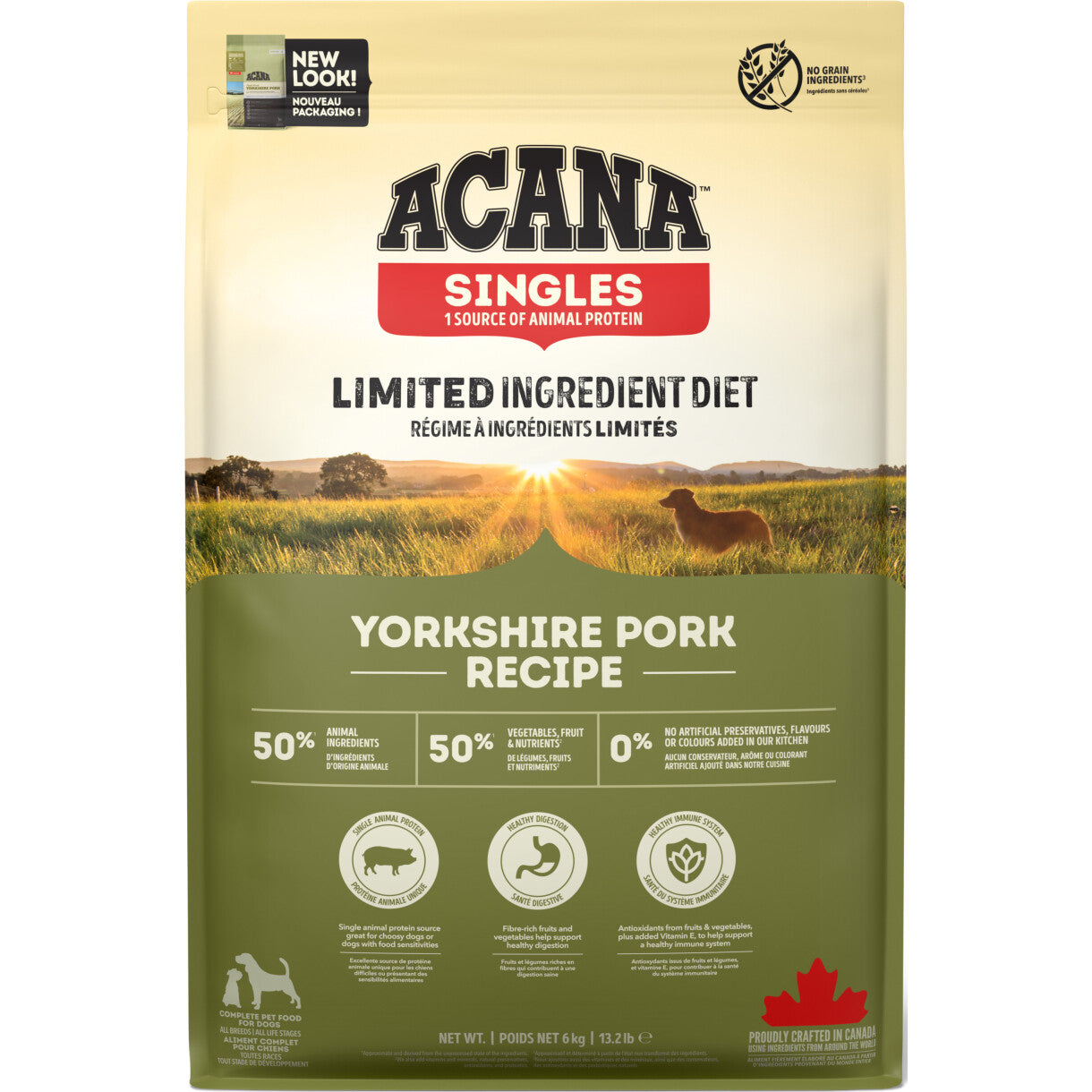 Acana Singles Yorkshire Pork hundefoder med svinekød