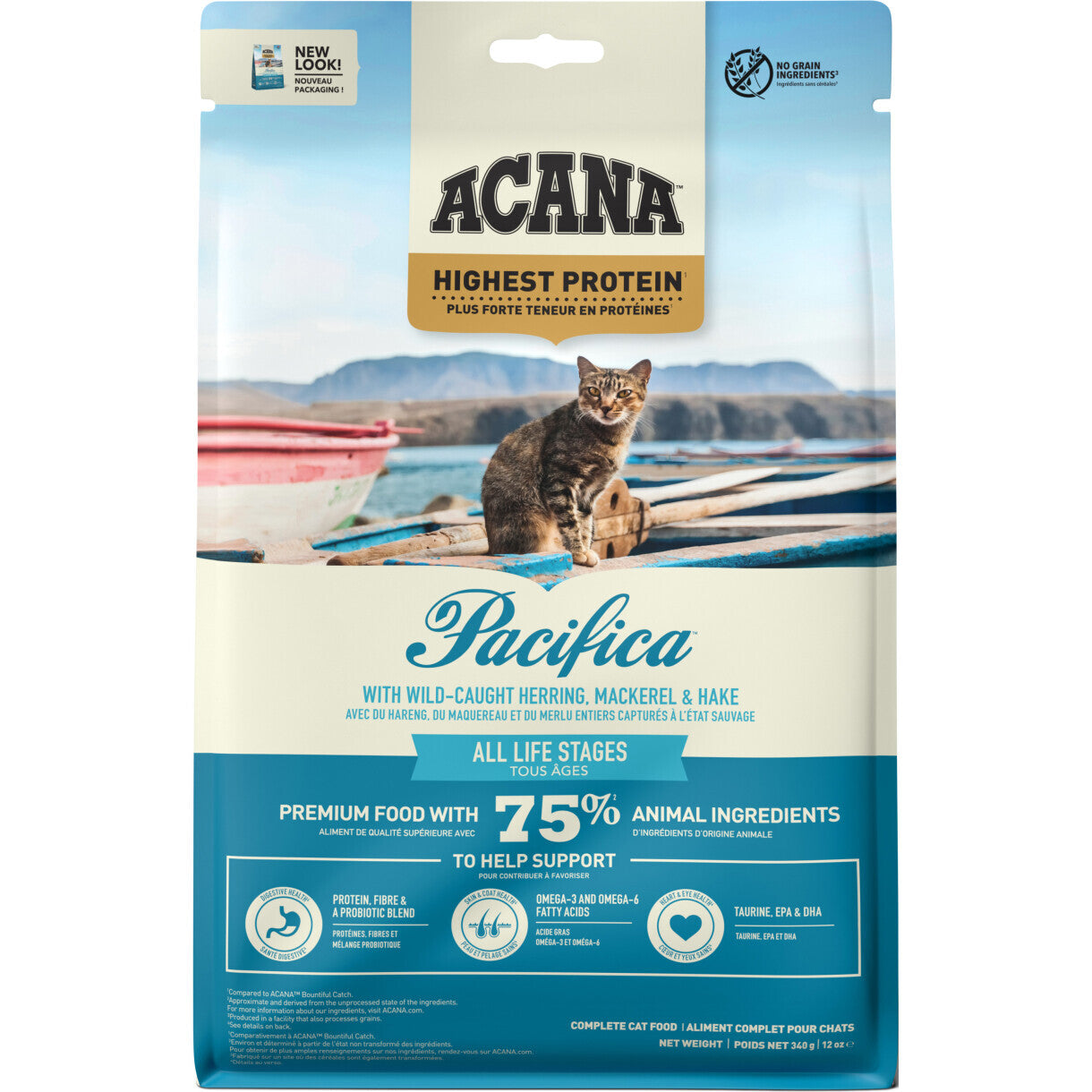 Acana Highest Protein Pacifica kattemad med makrel