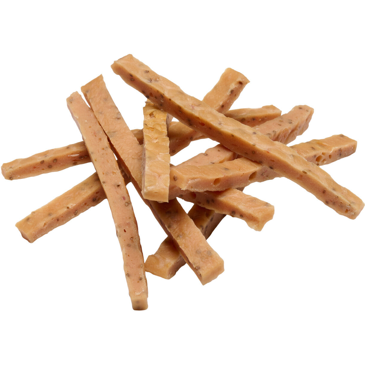 80 g Companion hundesnack kyllinge striber med chia frø - sukker- og glutenfri