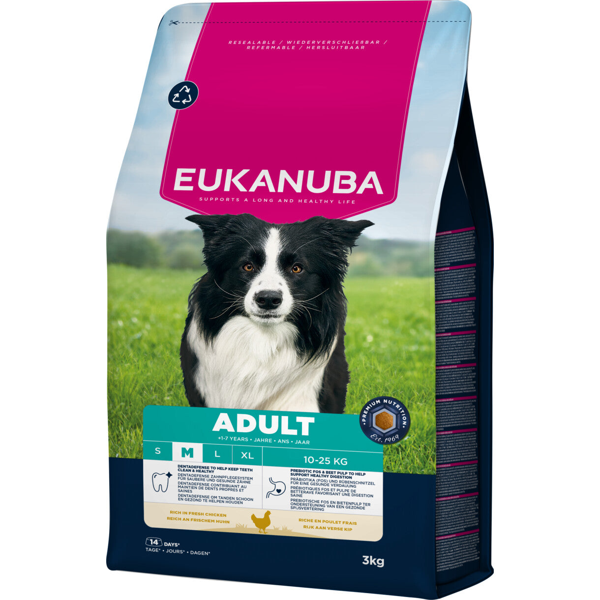 Eukanuba hundefoder Adult Medium med kylling