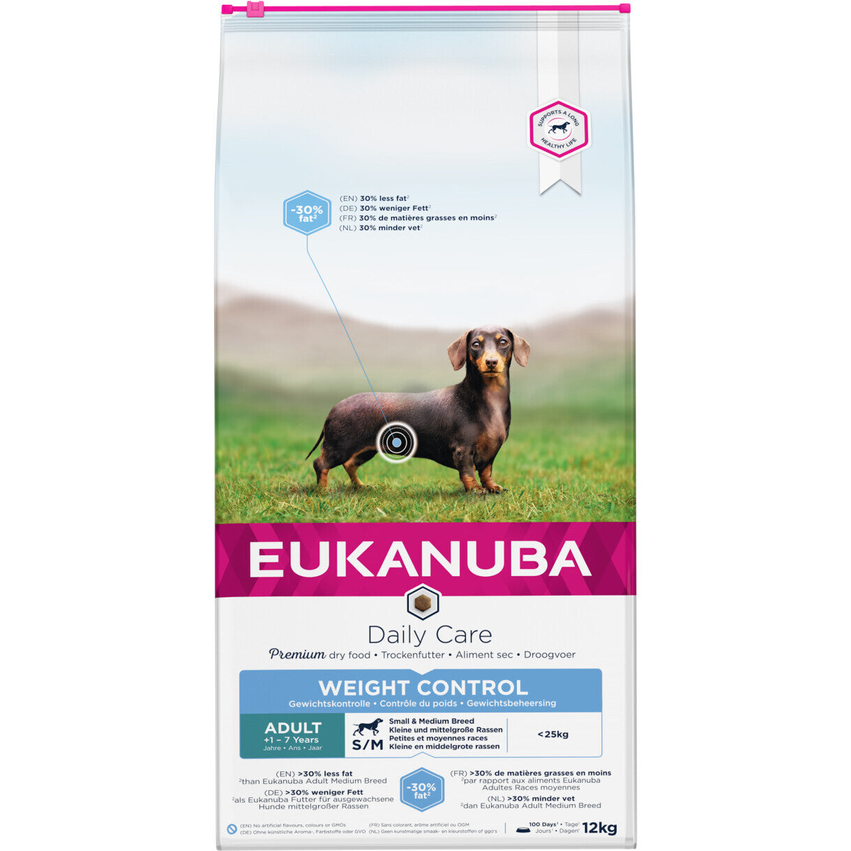 12 kg Eukanuba DailyCare Adult Small/Medium Breed Weight Control