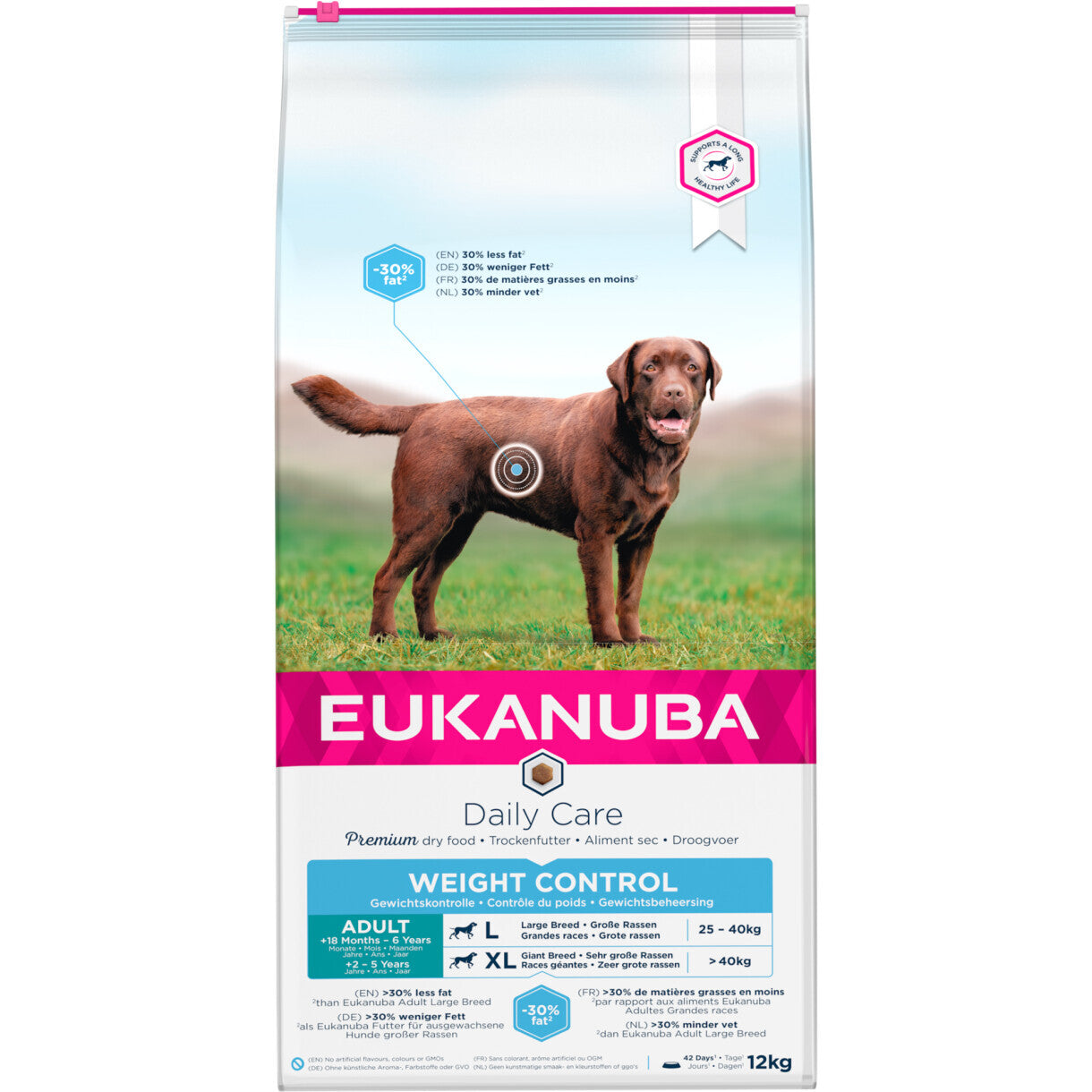 12 kg Eukanuba DailyCare Adult Large Breed Weight Control