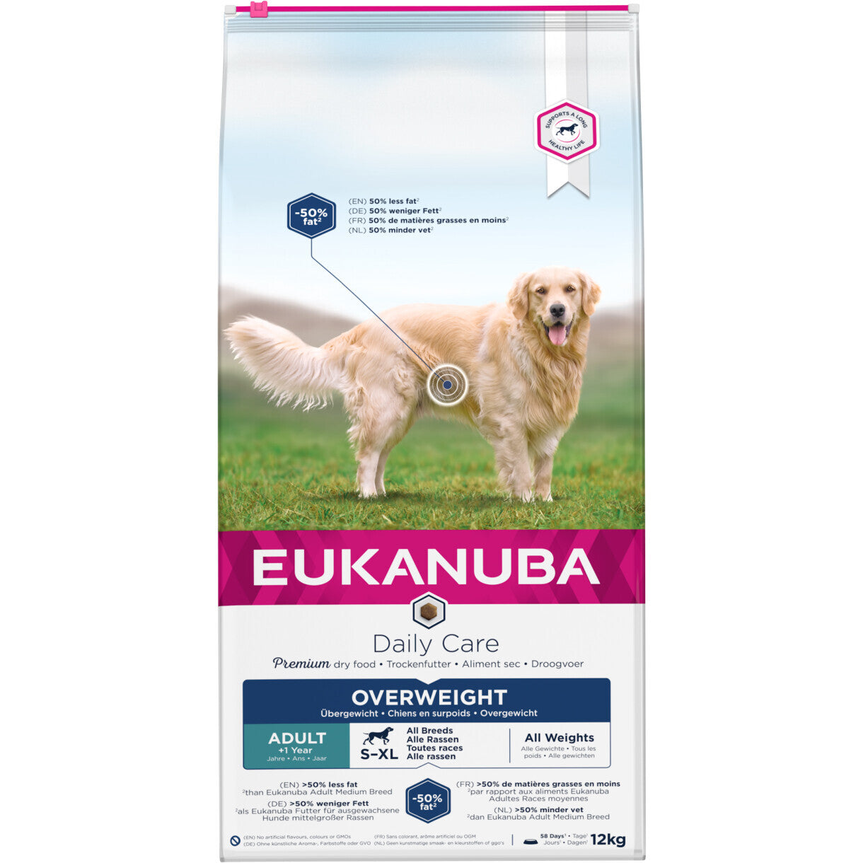 12 kg Eukanuba DailyCare hundefoder Overvægt eller kastreret