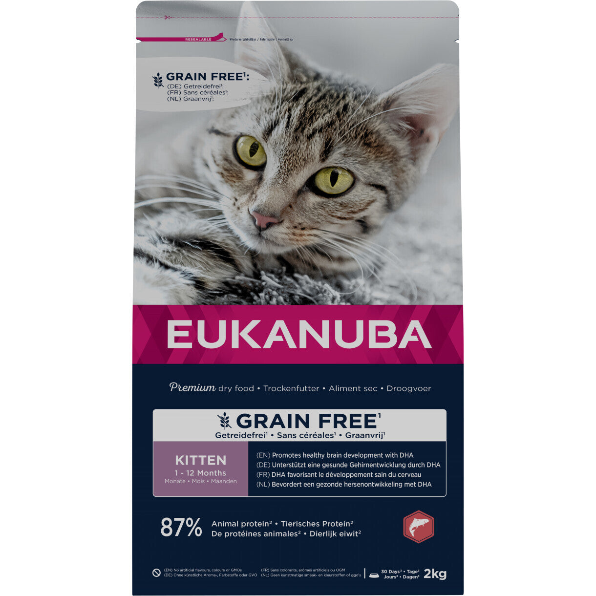 2 kg Eukanuba killingefoder med laks - kornfrit