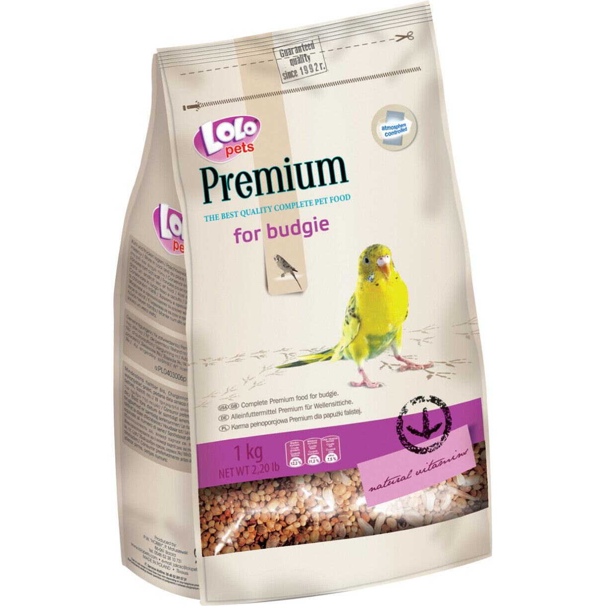 LOLO premium undulatfoder 1 kg