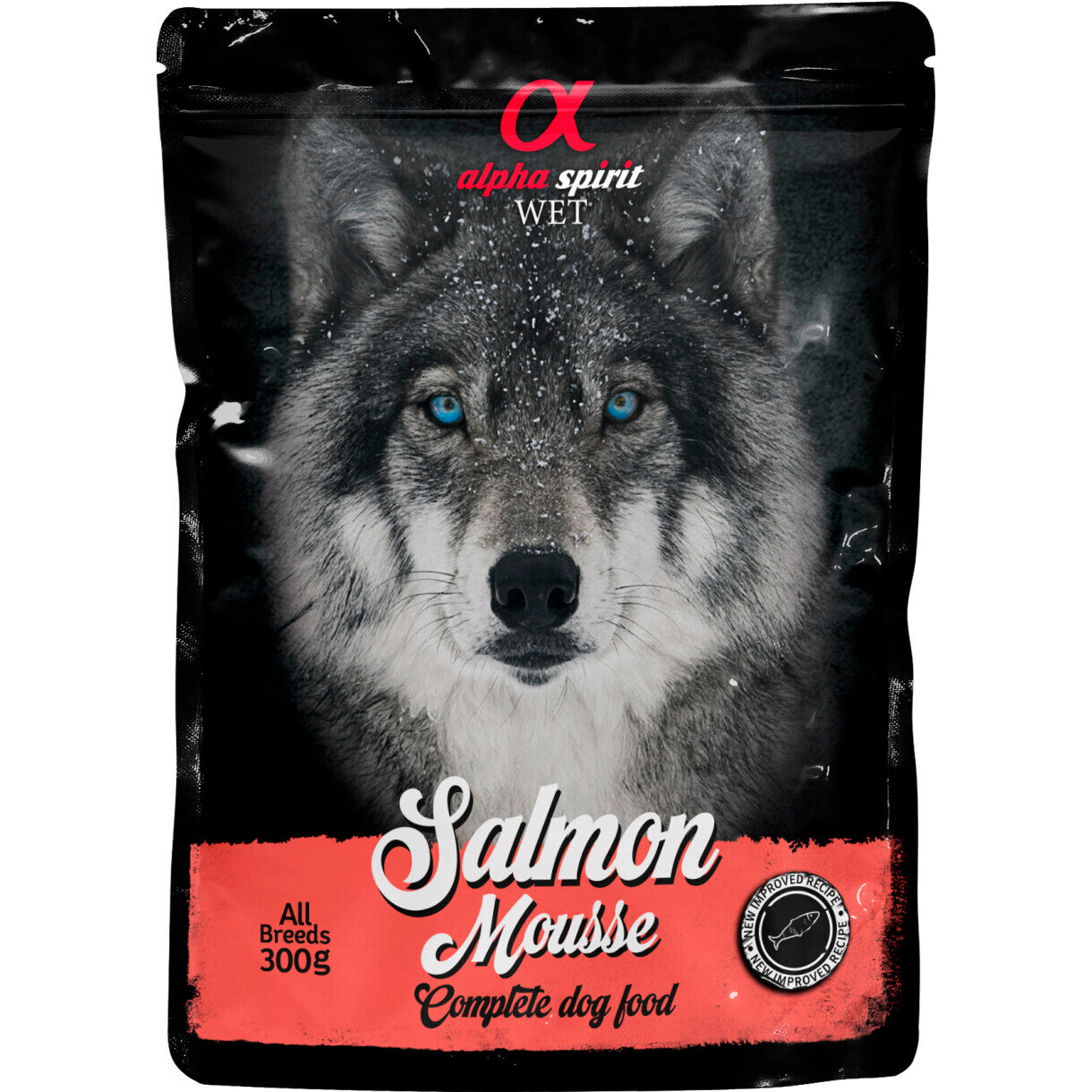 Alpha Spirit Pouch Salmon Mousse (laks) hundefoder