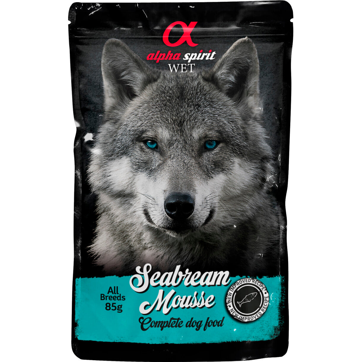 Alpha Spirit Pouch Sea Bream Mousse (havbrasen) hundefoder