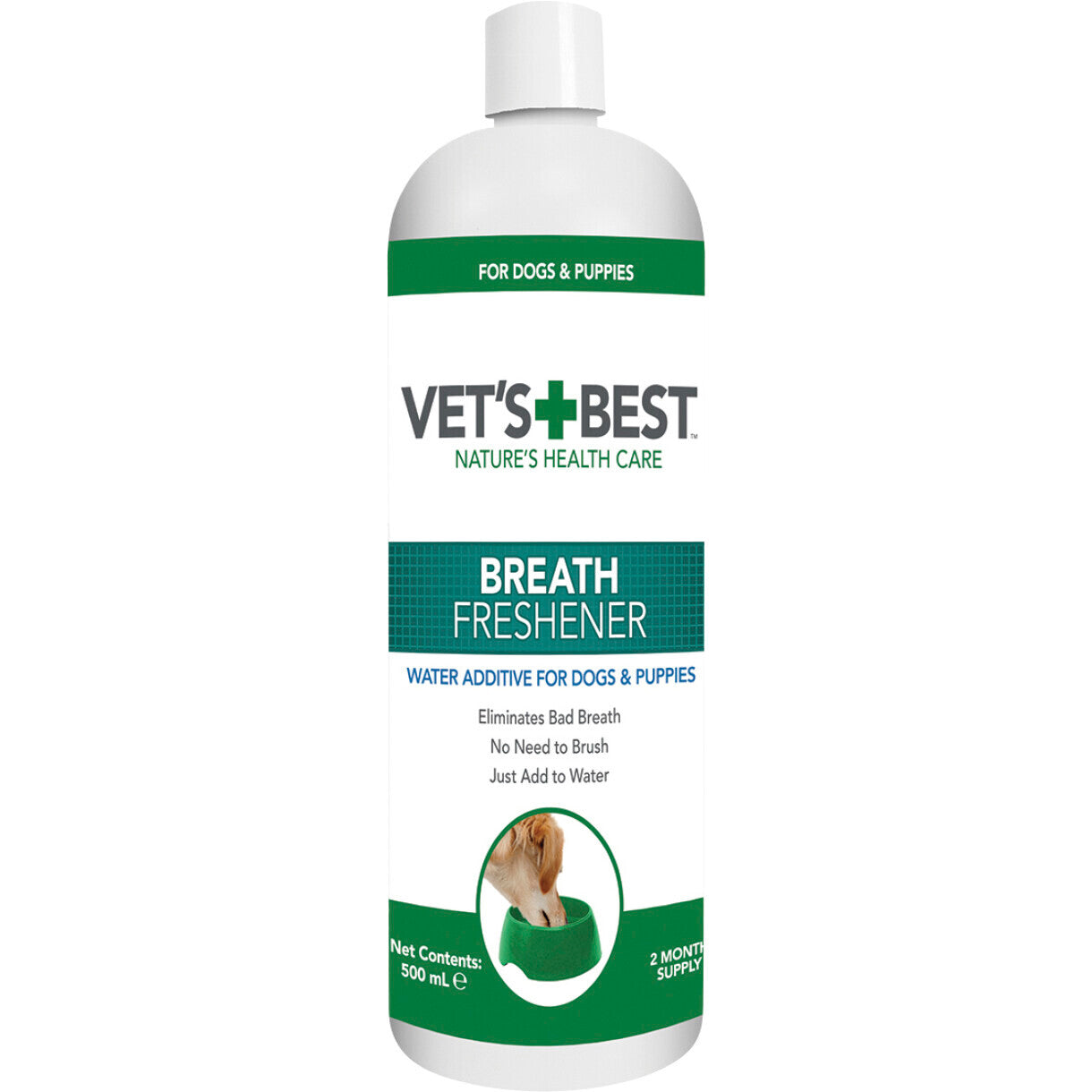 Vets Best Dental frisk ånde dråber 500 ml