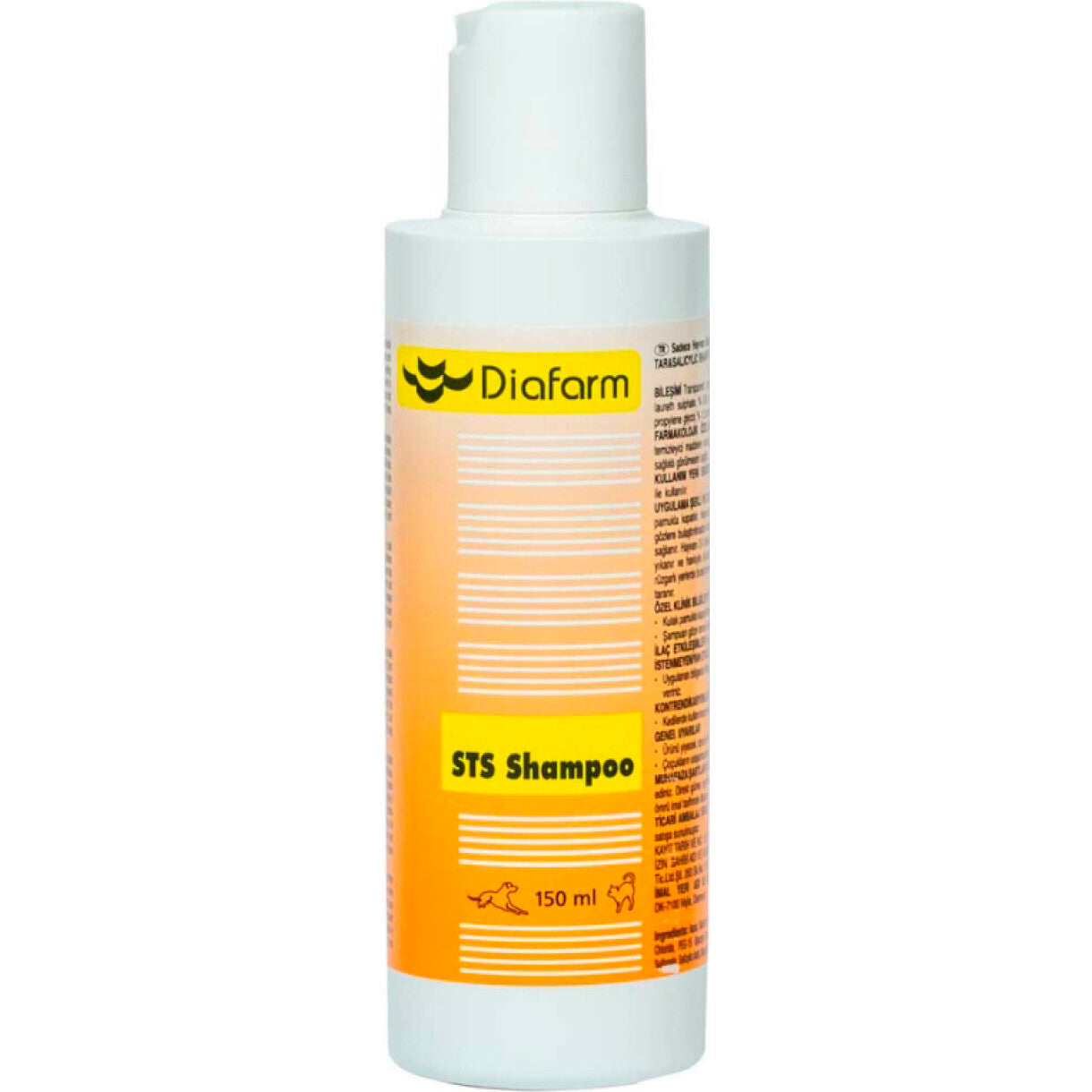 Diafarm hundeshampoo med svovl - tjære - salicyl 150 ml