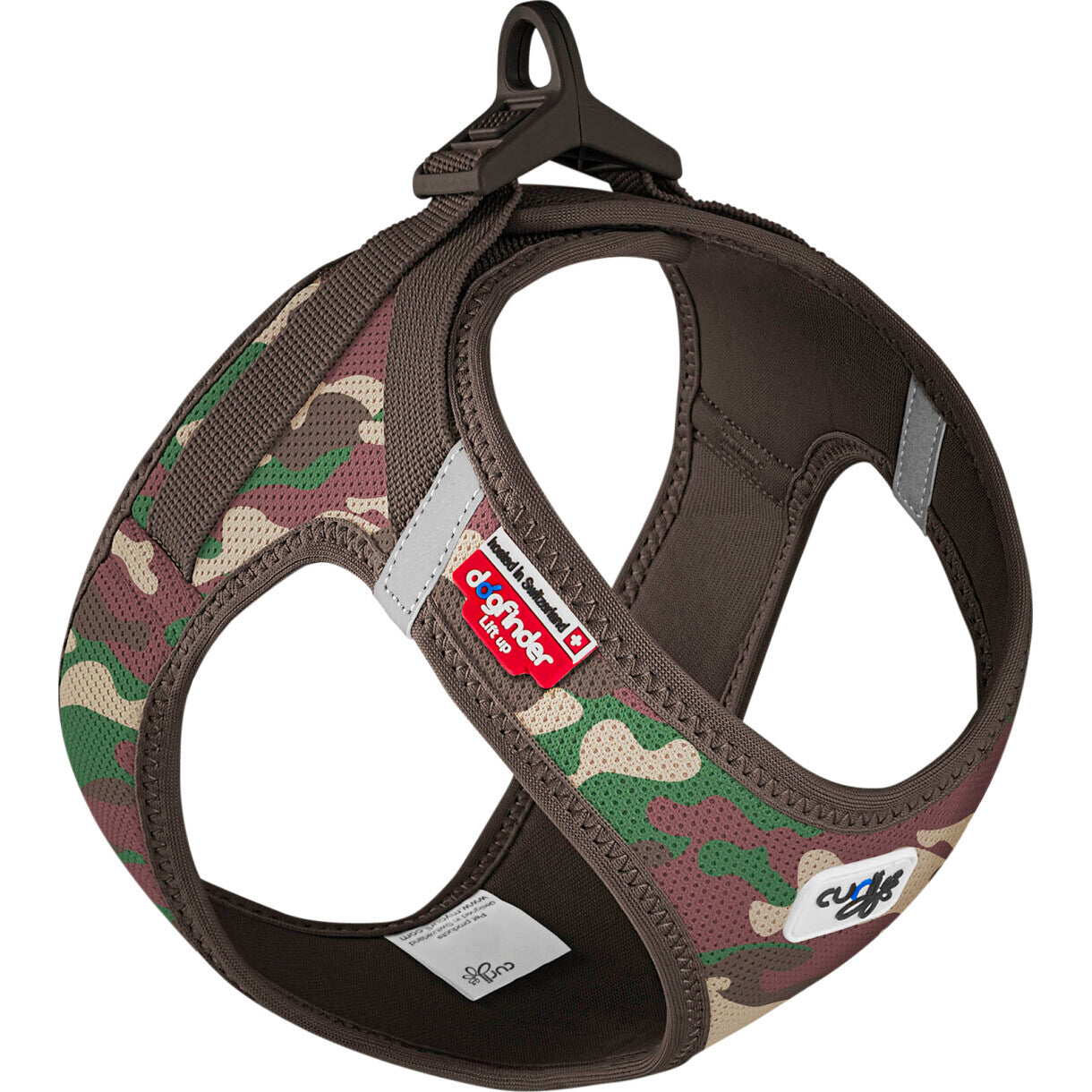Curli Vest hundesele Clasp Air-Mesh - til mindre hunde mellem 1,5 og 18 kg - Camo