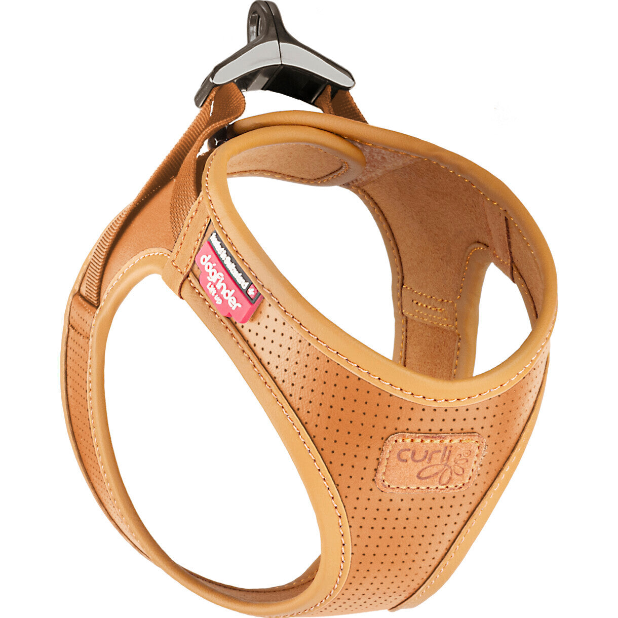 Curli Vegan hundesele i æblelæder