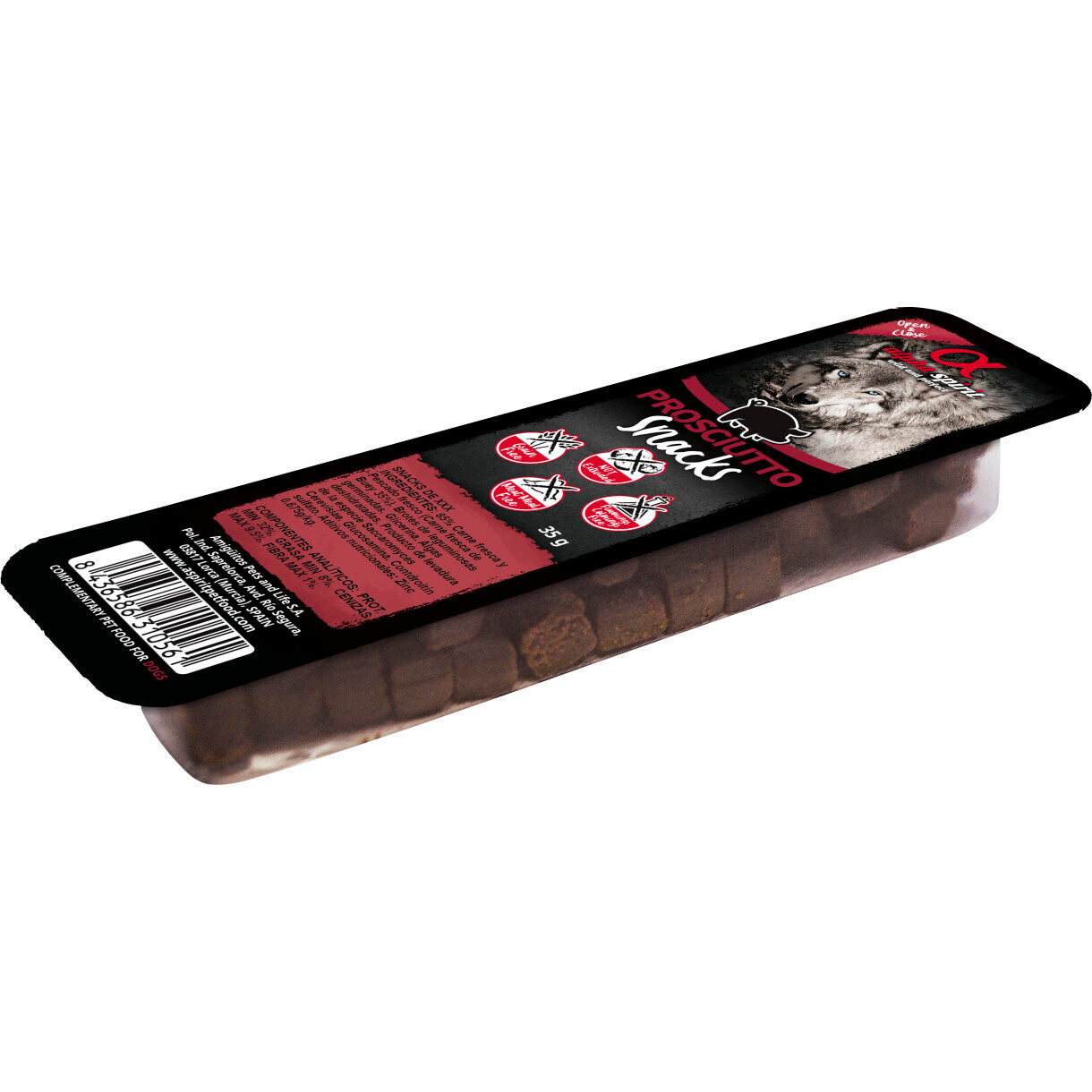 AlphaSpirit Hundesnack med skinke