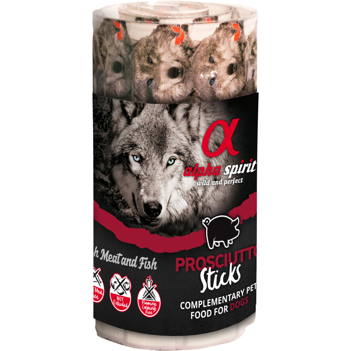 AlphaSpirit Skinke sticks godbidder til hunde