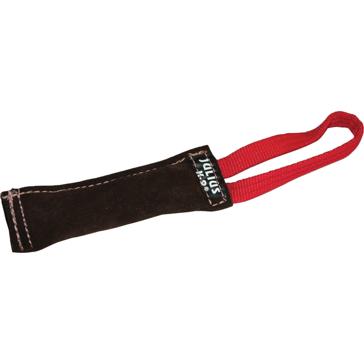 K9 hunde dummy i læder 15x2,5 cm med 1 håndtag