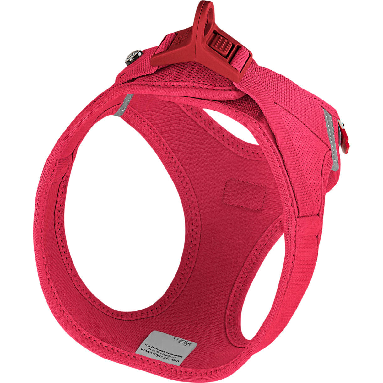 Curli Vest hundesele Clasp Air-Mesh - til mindre hunde mellem 1,5 og 18 kg - Rød