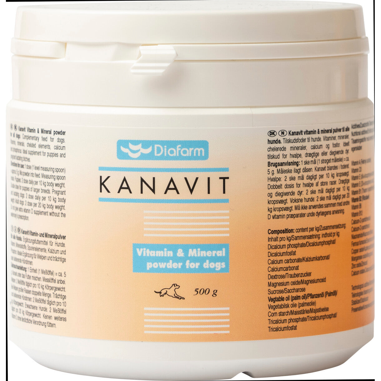 KANAVIT Vitamin og mineral pulver 500 g