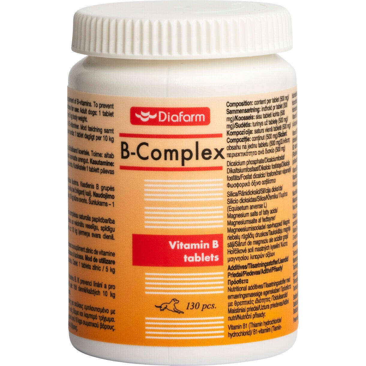 Diafarm B-Complex B-vitamin til hunde - 130 tabl.