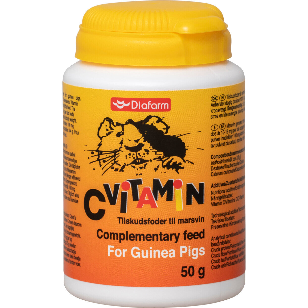 Diafarm C-Vitamin pulver til gnavere
