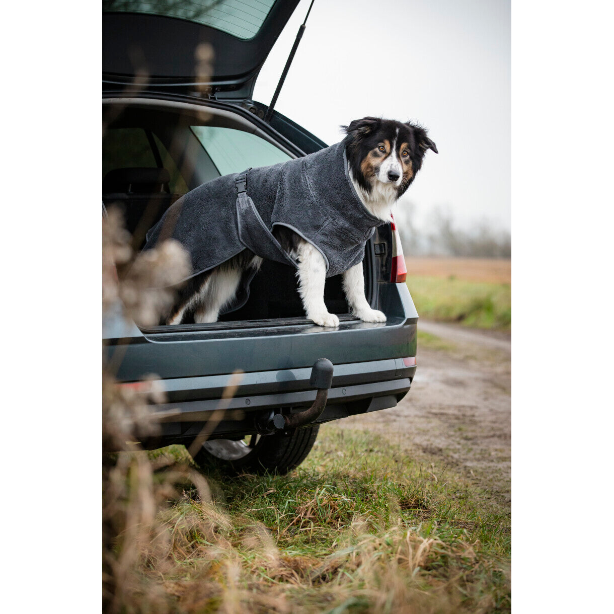 CATAGO Quick dry hundedækken - Asphalt