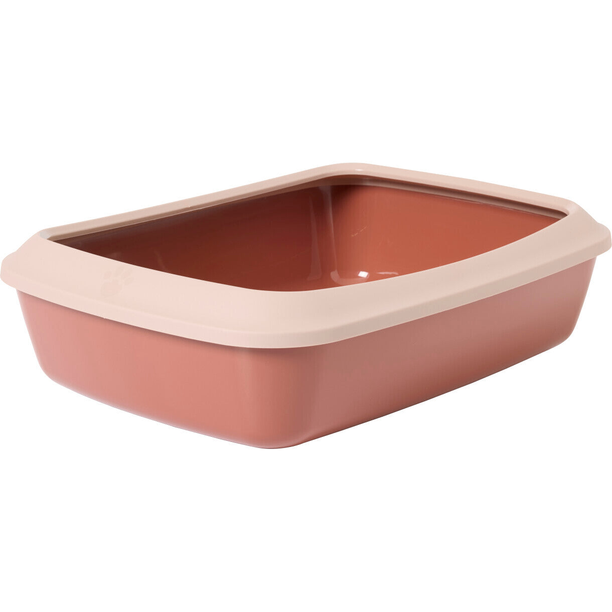 Savic Iriz 42 cm kattebakke med kant - tuscan rød