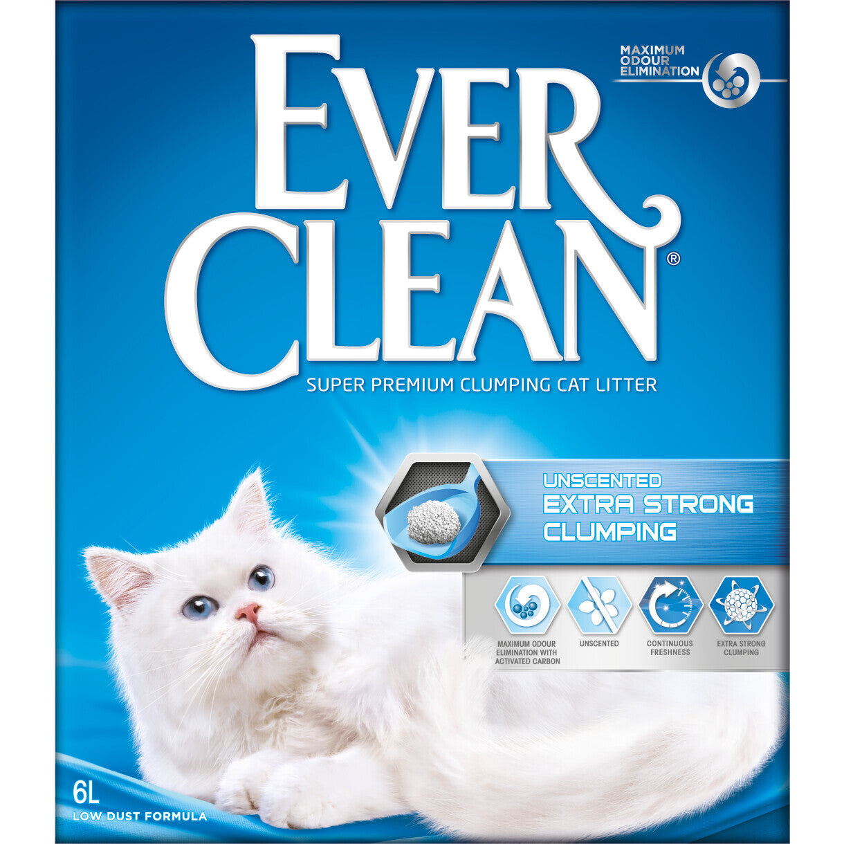 Ever Clean kattegrus Extra Strength uden duft