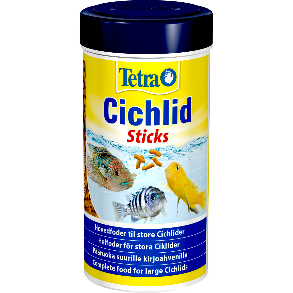 Tetra Cichlid Sticks akvarie fuldfoder i piller