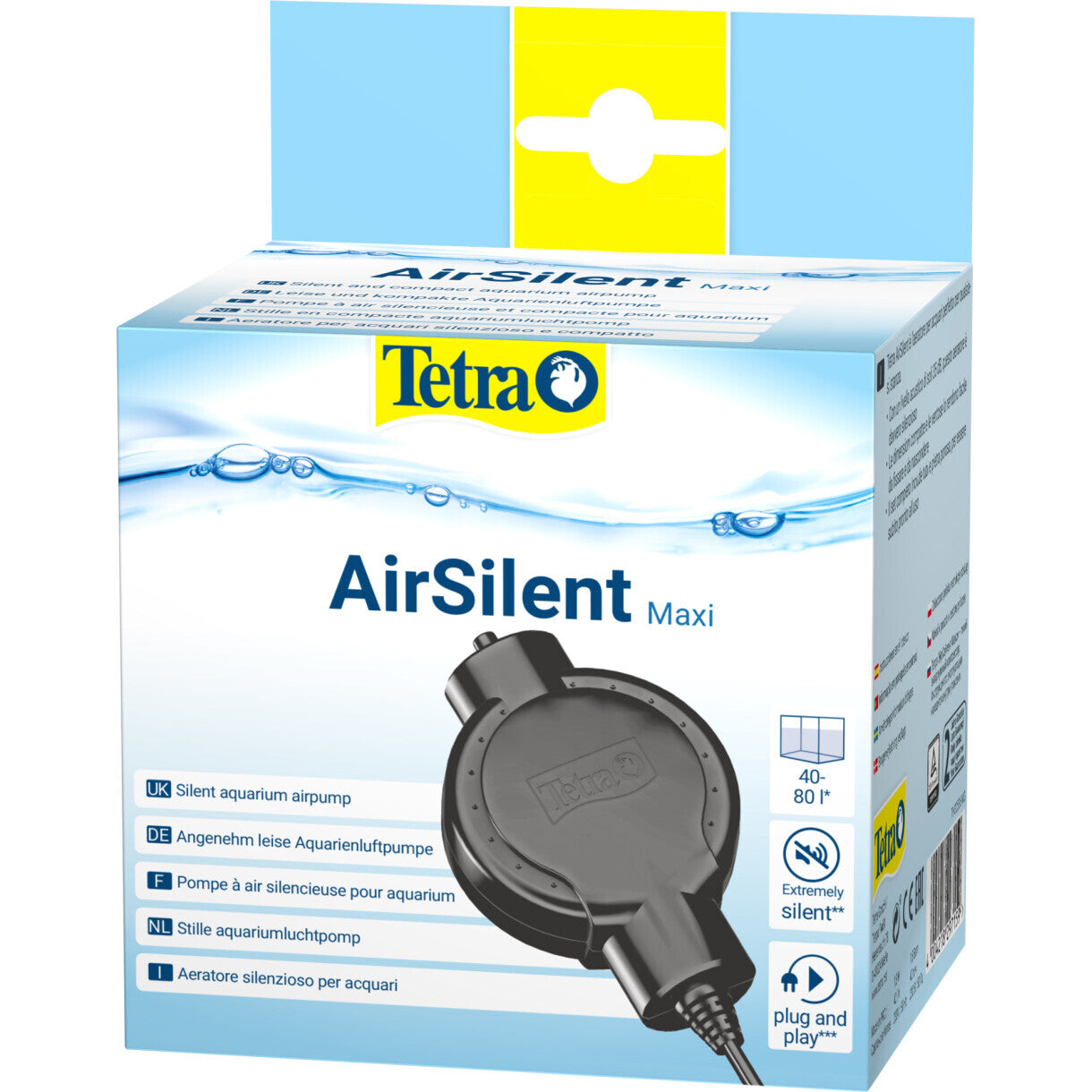 Tetra AirSilent Maxi luftpumpe til akvarier