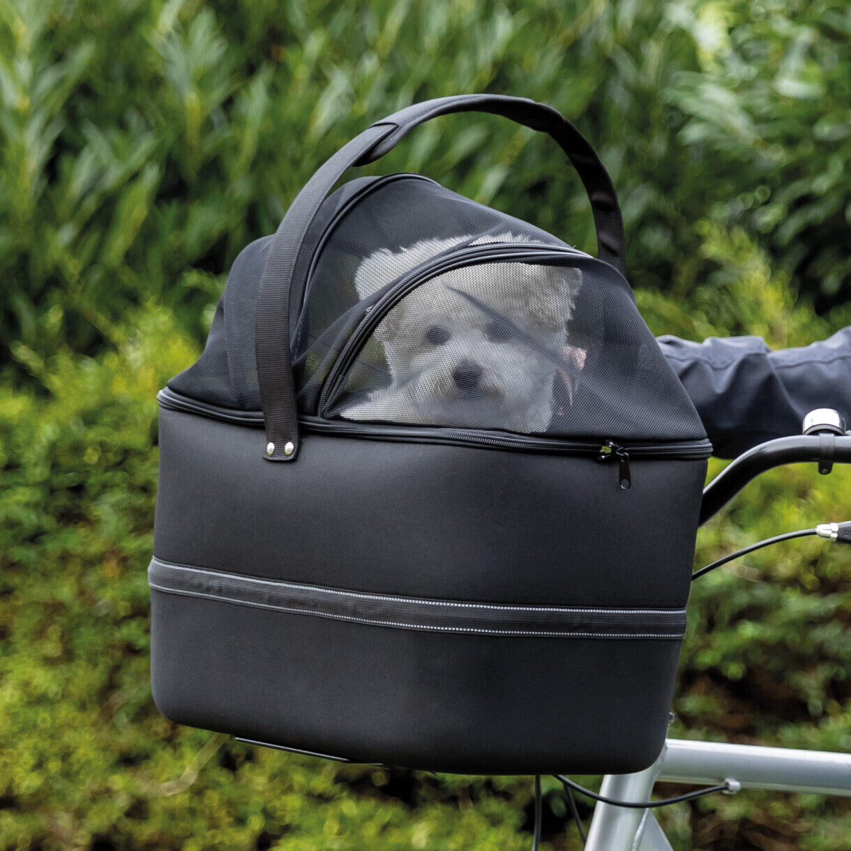 Trixie Front cykelkurv til hunde 41 x 47 x 39 cm sort