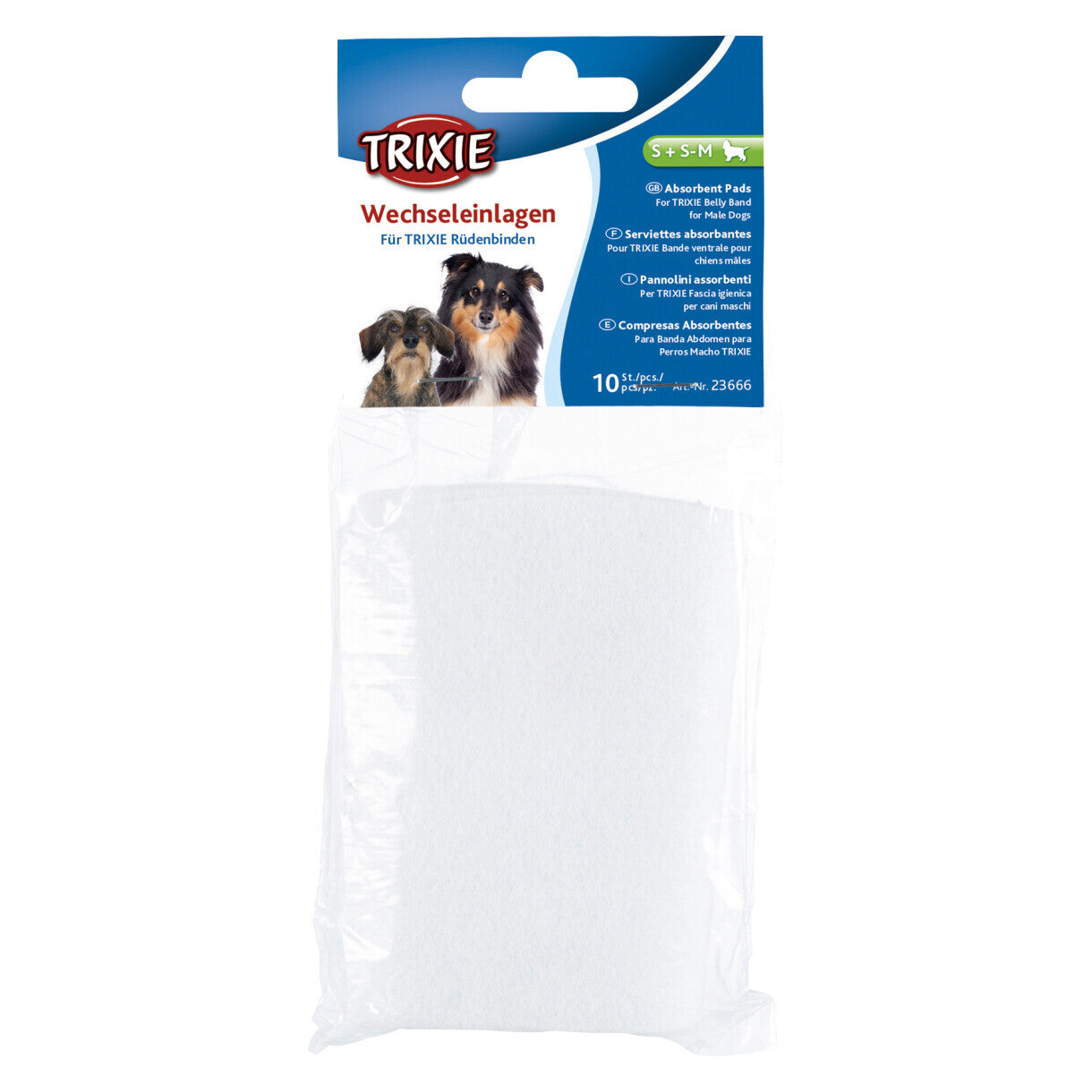 10 stk Indlæg til Trixie mavebånd til hanhunde