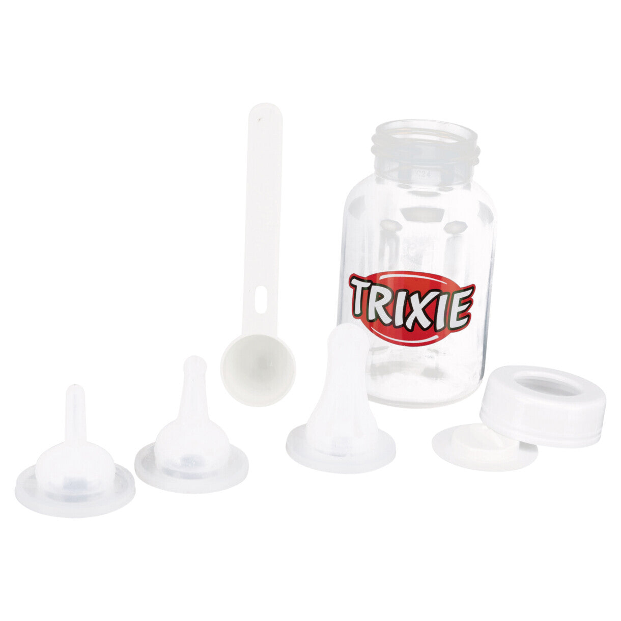 Trixie Sutteflaske sæt - 120 ml - transparent og hvid