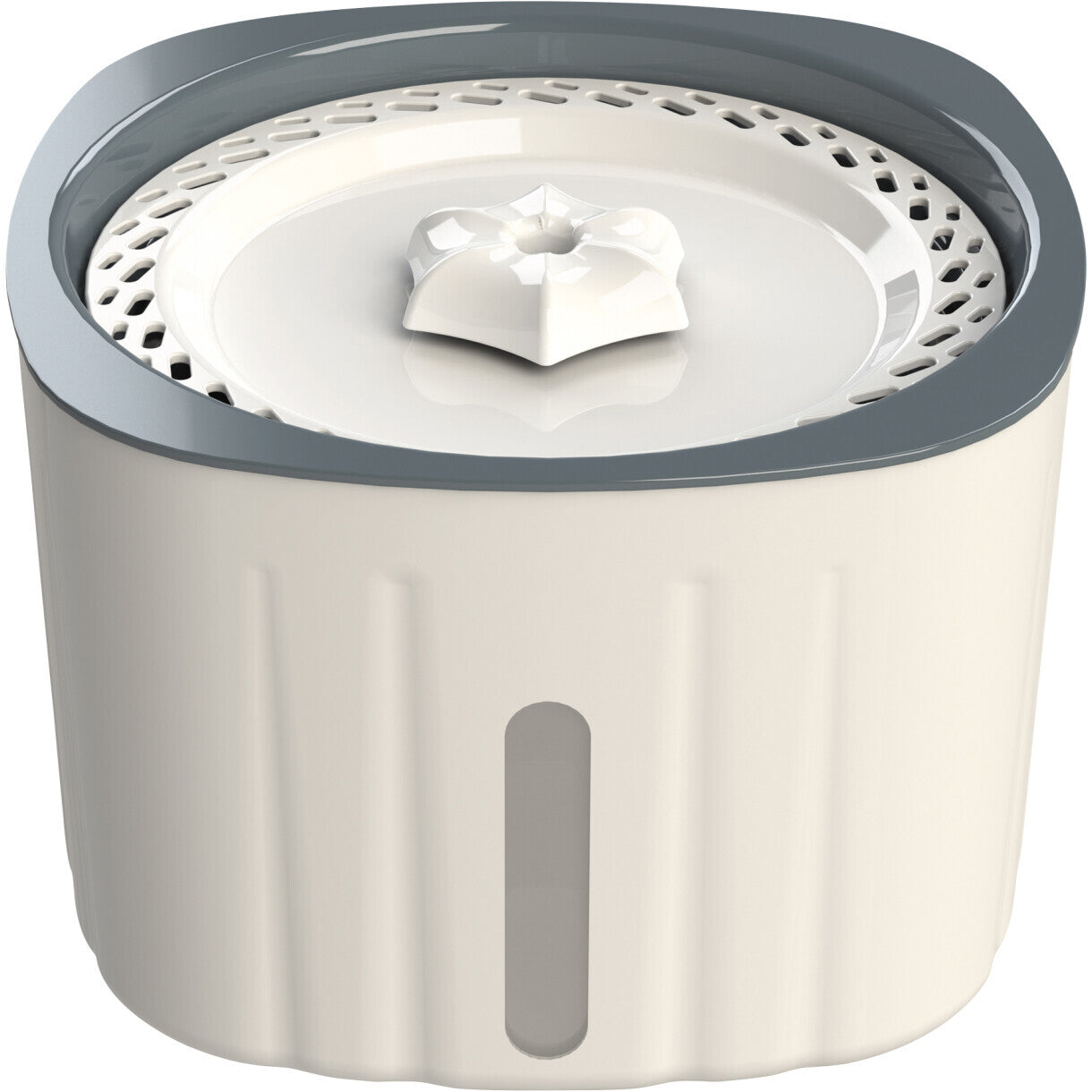 Trixie drikkefontæne 2 liter 18.5 x 13 x 18.5 cm - hvid og grå