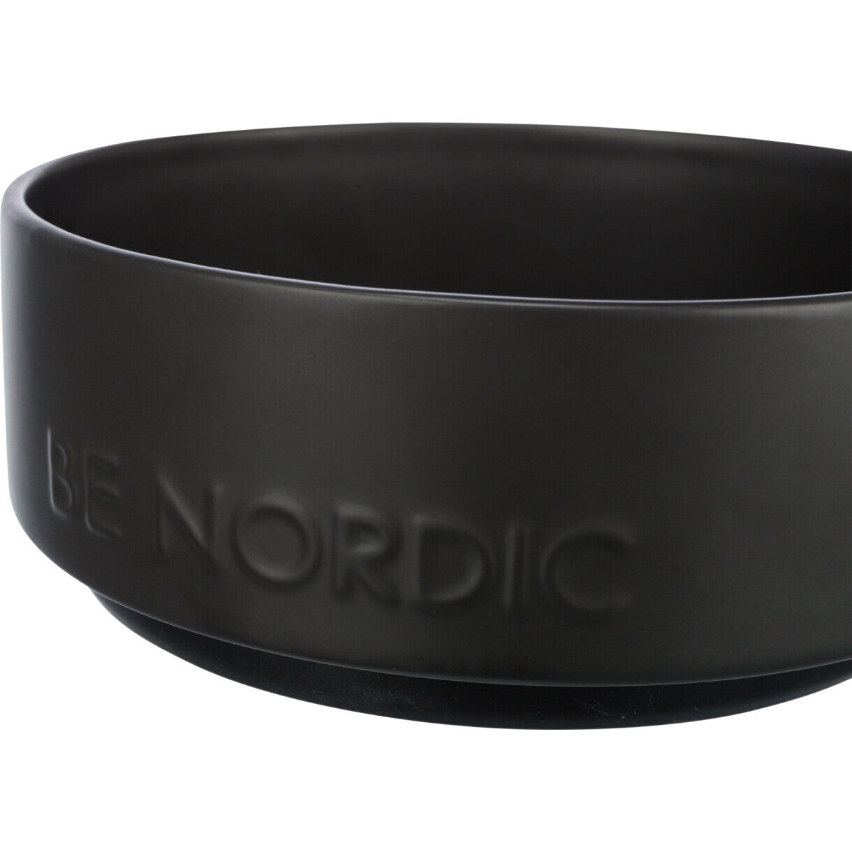 Trixie BE NORDIC katteskål med gummi ring 0,3 liter ø16 cm - sort