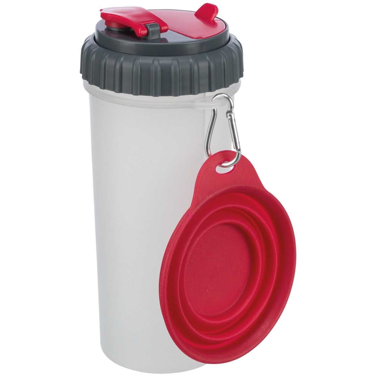 Trixie Foder og vand rejsebeholder 2 x 0.35L ø11 x 23 cm