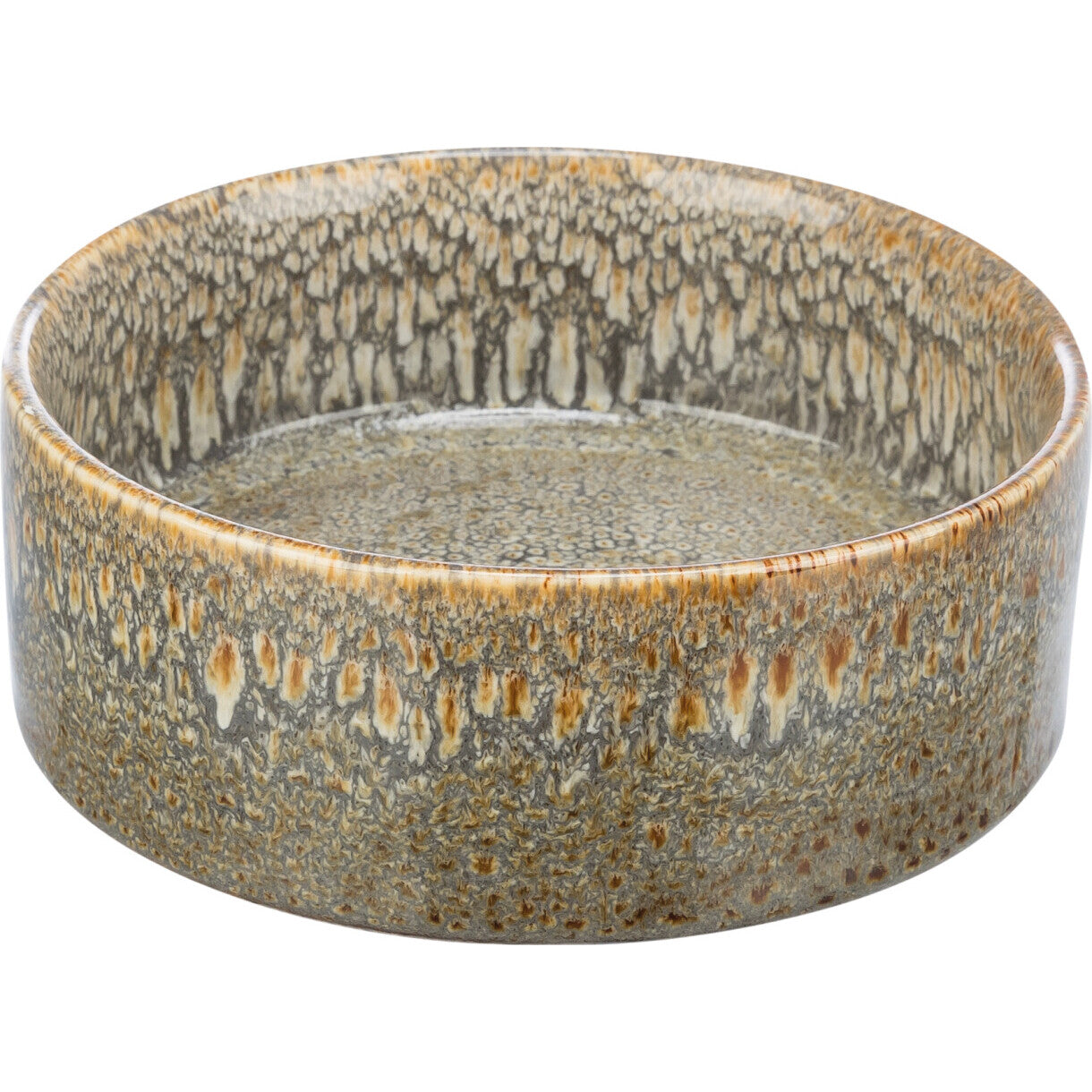 Trixie keramisk hundeskål - brun