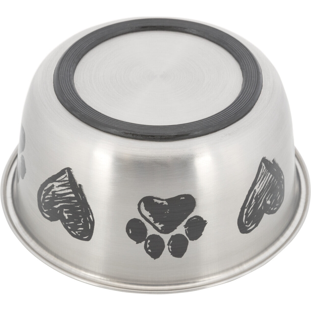 Trixie Katte og hundeskål i rustfrit stål