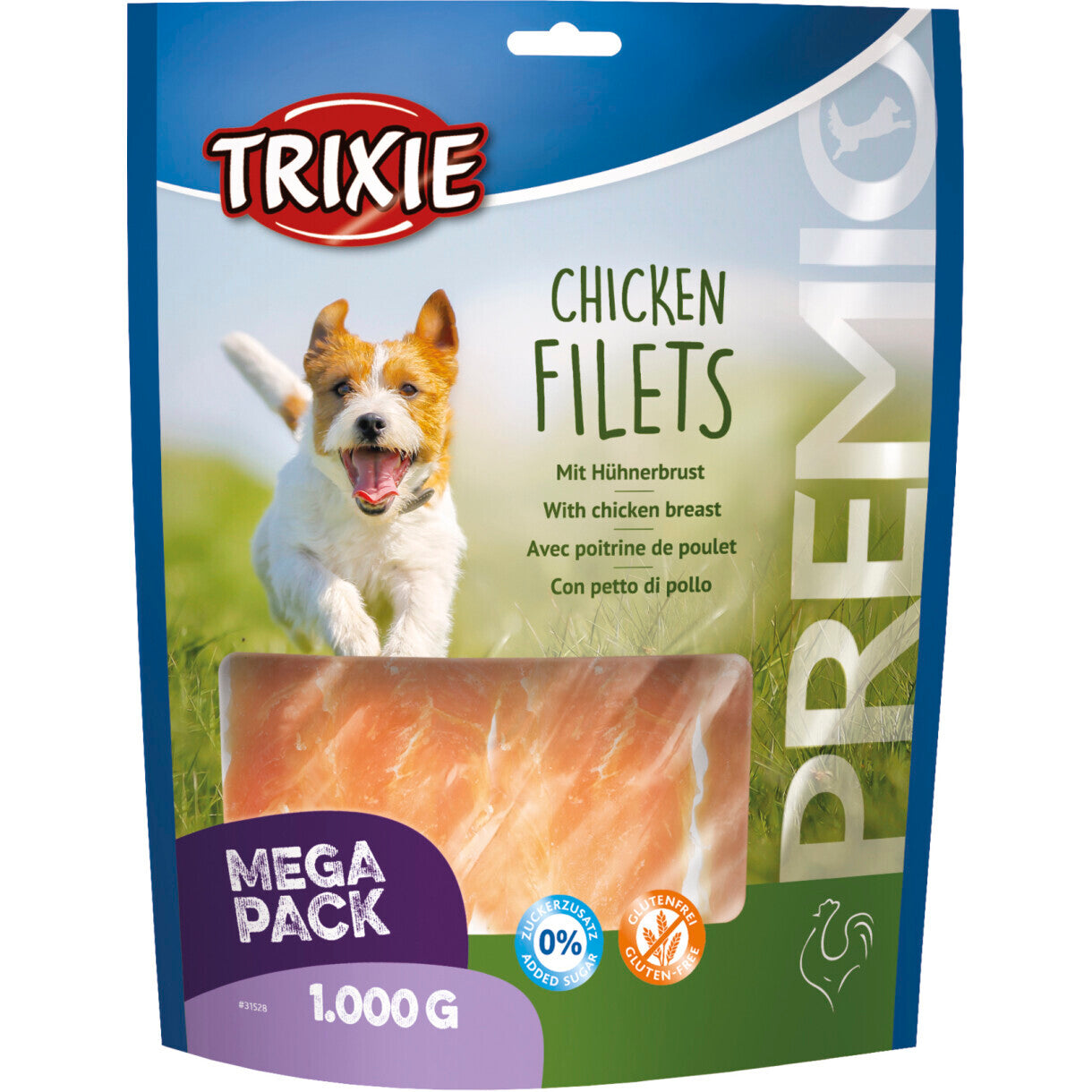 Trixie Premio hundegodbidder kylling fillet - gluten- og sukkerfri