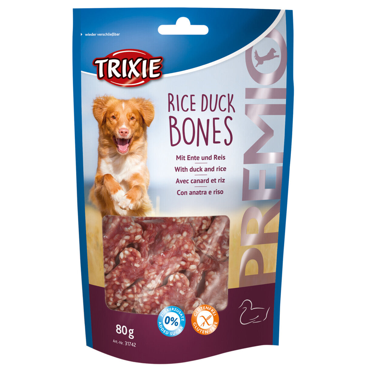 Trixie Premio Rice Duck Bones hundegodbidder
