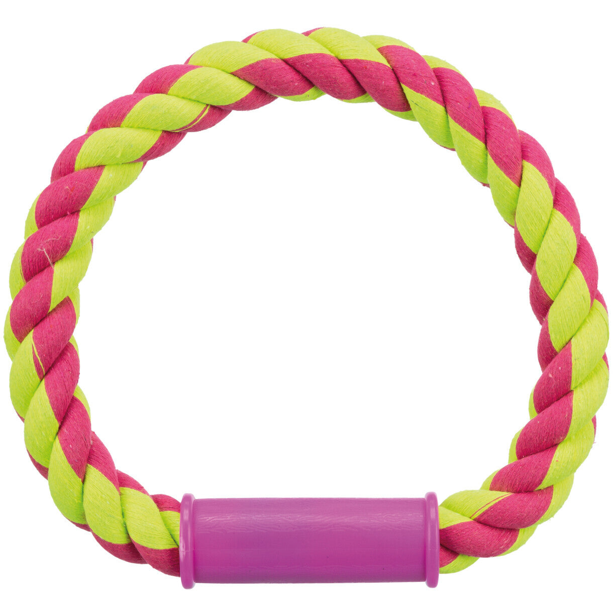 Trixie Hundelegetøj Legetov med håndtag broget ø 30 cm