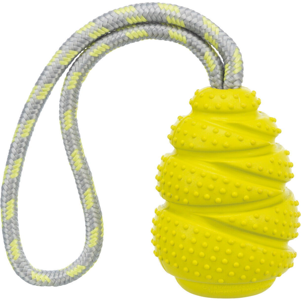 Trixie Hundelegetøj jumper på reb - naturgummi - assorteret farver