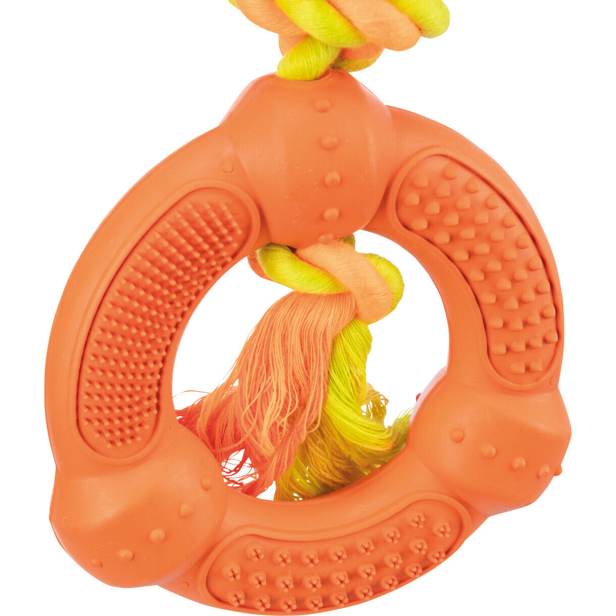 Trixie hundelegetøj Denta Fun ring på reb 41 cm