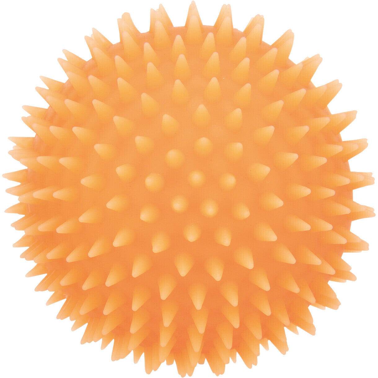 Trixie Hundelegetøj Neon pindsvinebold i vinyl med lyd - ø 10 cm