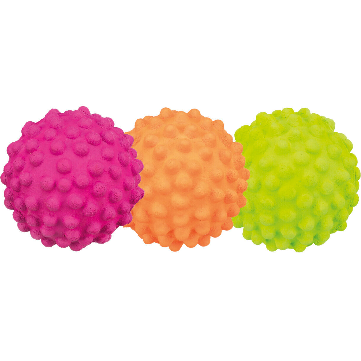 Trixie Hundelegetøj Pindsvinbold i skumgummi - ø 7 cm - assorteret farver