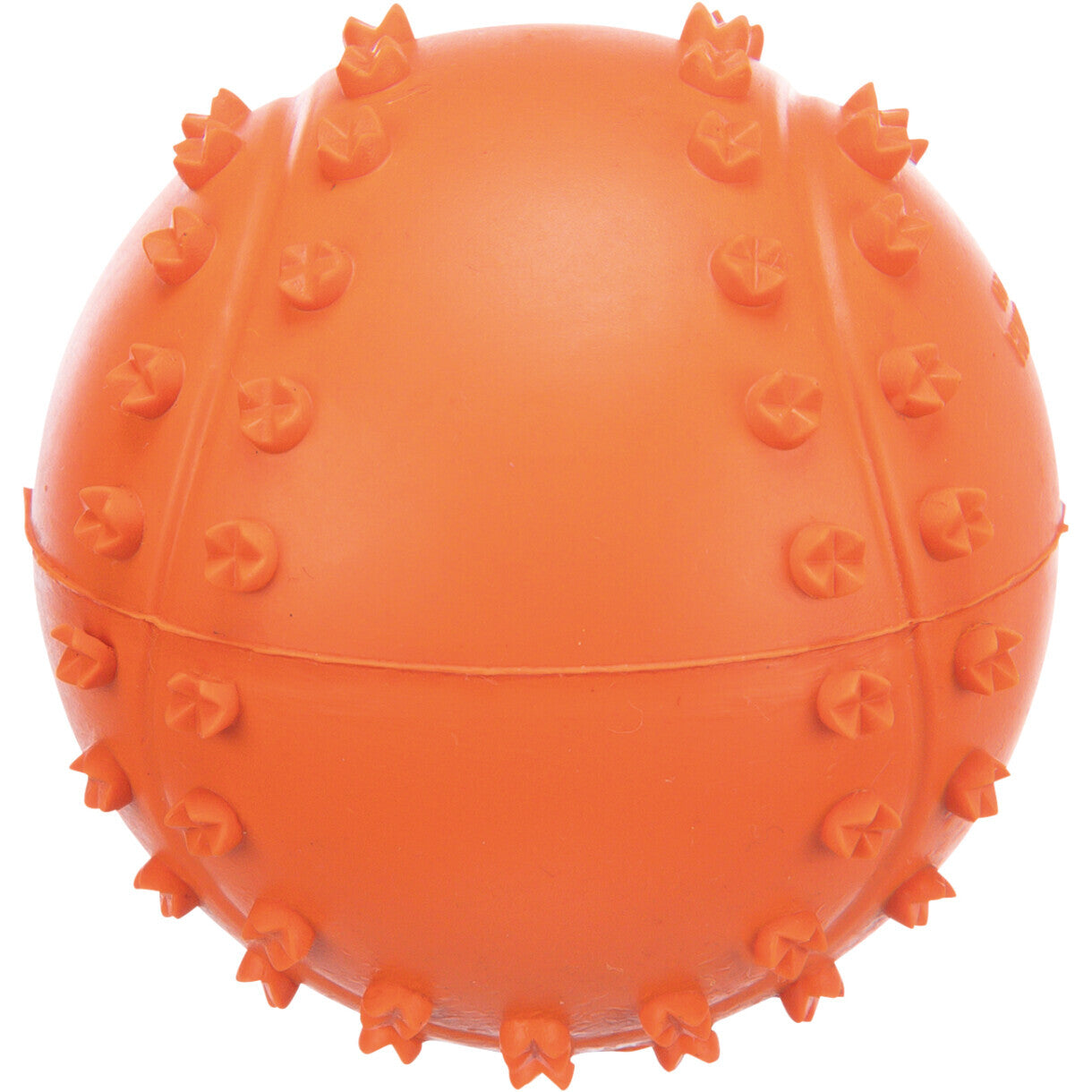 Trixie Hundelegetøj Bold i naturgummi med lyd - assorteret farver