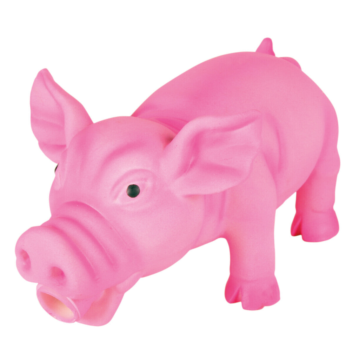 Trixie Hundelegetøj Gris i latex med original dyrelyd - assorterede farver